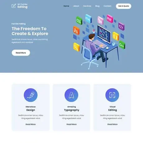 BoilerPlate WordPress Theme for developers, coders, and web design projects