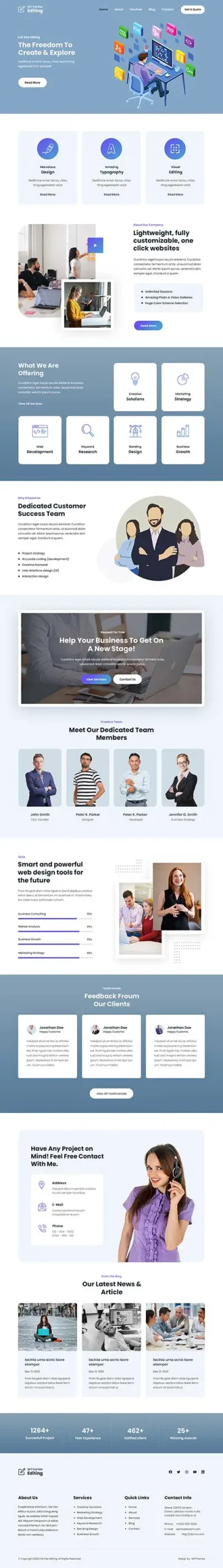 BoilerPlate WordPress Theme for developers, coders, and web design projects