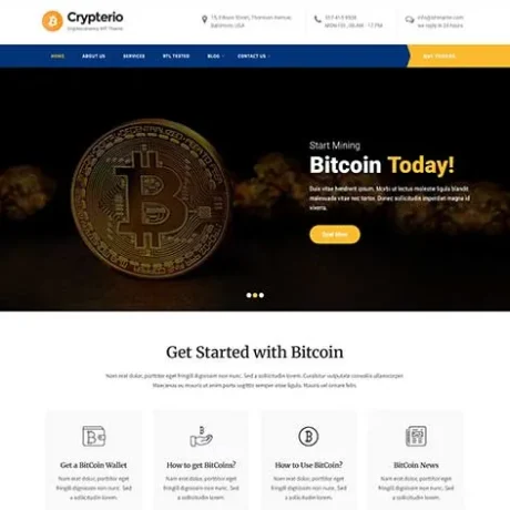 Currency Exchange WordPress Theme