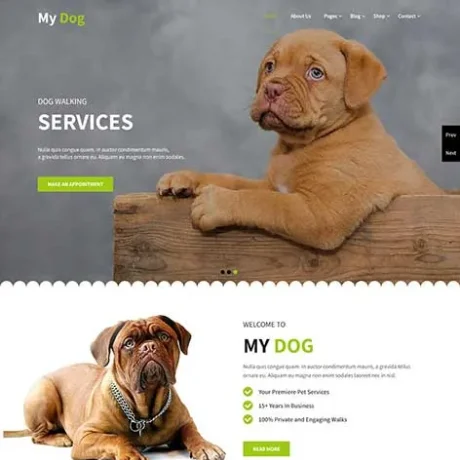 Dog Training WordPress Theme