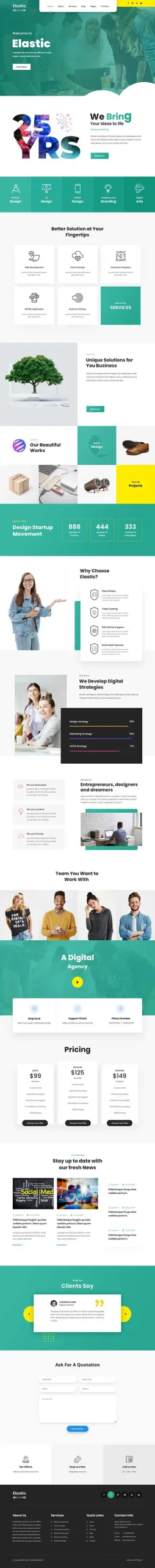Dynamic WordPress Theme