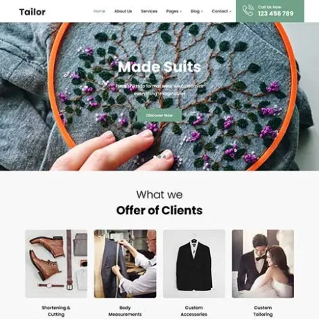 Embroidery WordPress Theme