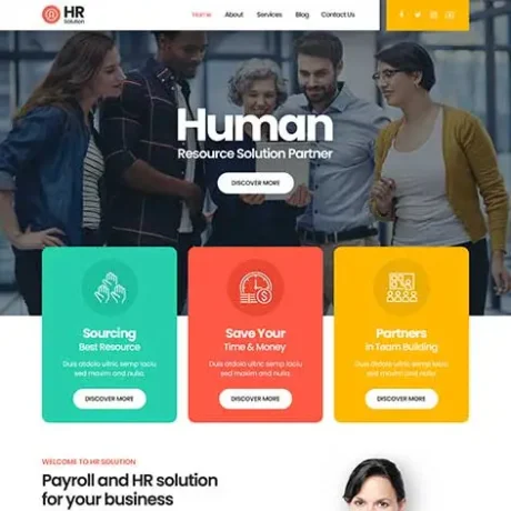 Employment Recruitment Services WordPress Theme