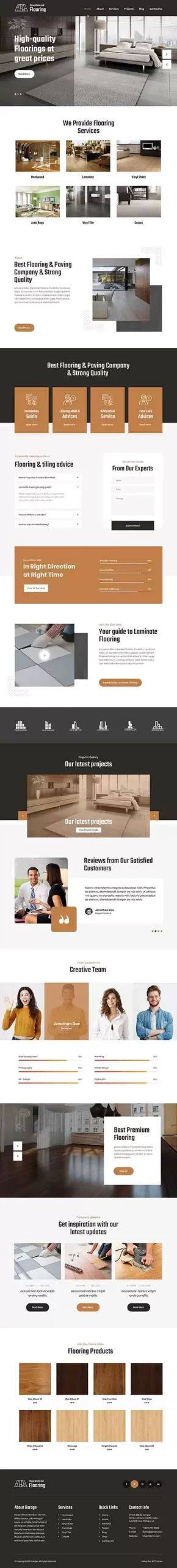 Flooring WordPress Theme