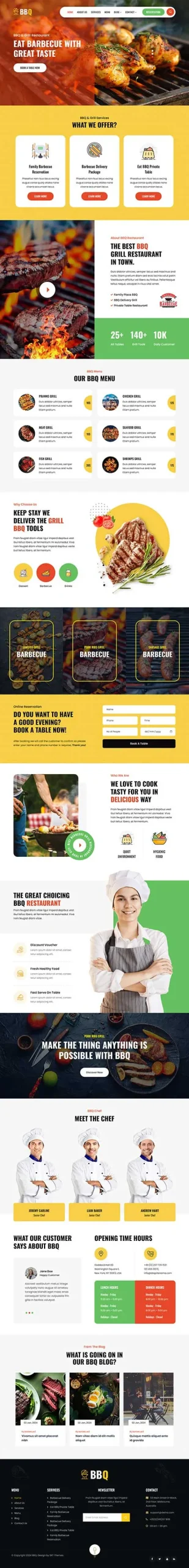 Food Truck WordPress Theme