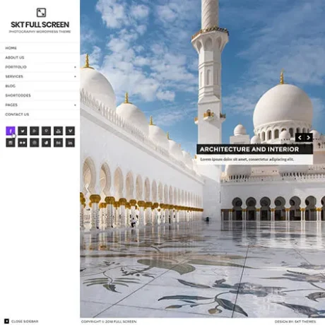 FullScreen WordPress Theme