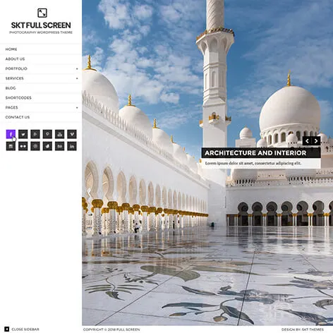 FullScreen WordPress Theme