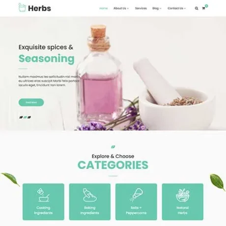 Herbal Medicine WordPress Theme