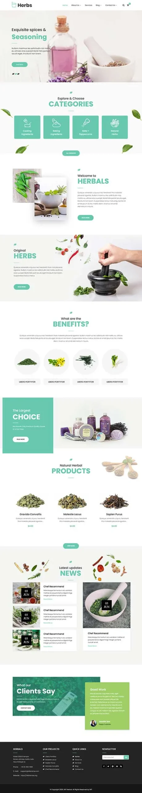 Herbal Medicine WordPress Theme