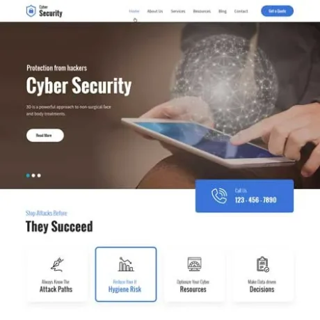 Cyber Security WordPress Theme