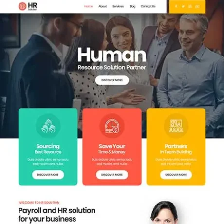 HR Management WordPress Theme