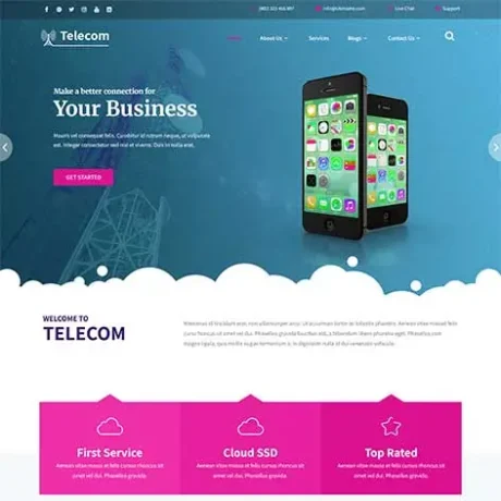 Internet Provider WordPress Theme