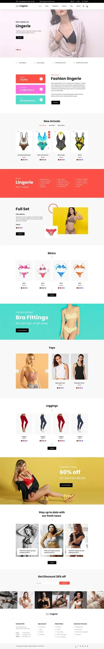 Lingerie WordPress Theme