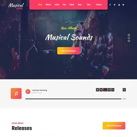 Lyrics WordPress Theme