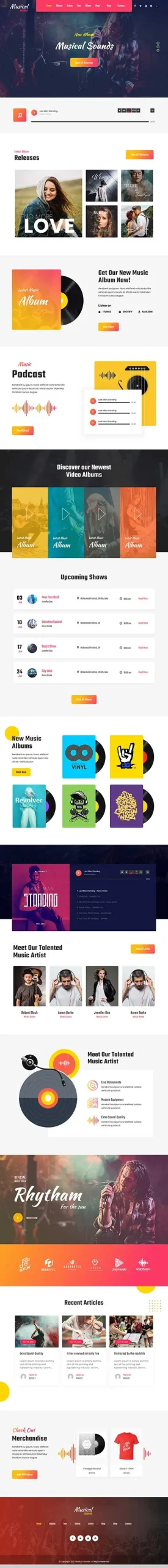 Lyrics WordPress Theme