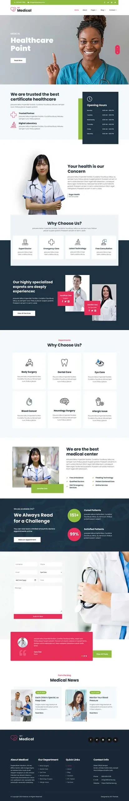 Medical Directory WordPress Theme