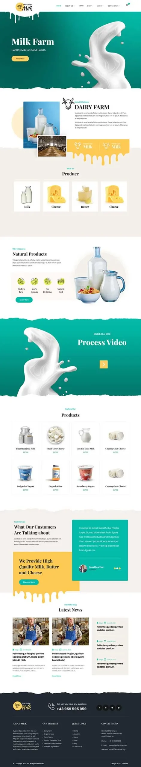 Milk WordPress Theme