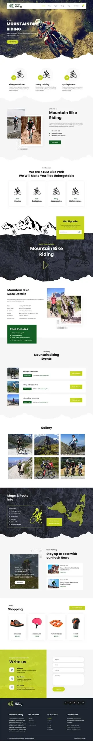 Motor Sport WordPress Theme