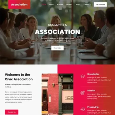 Organization WordPress Theme