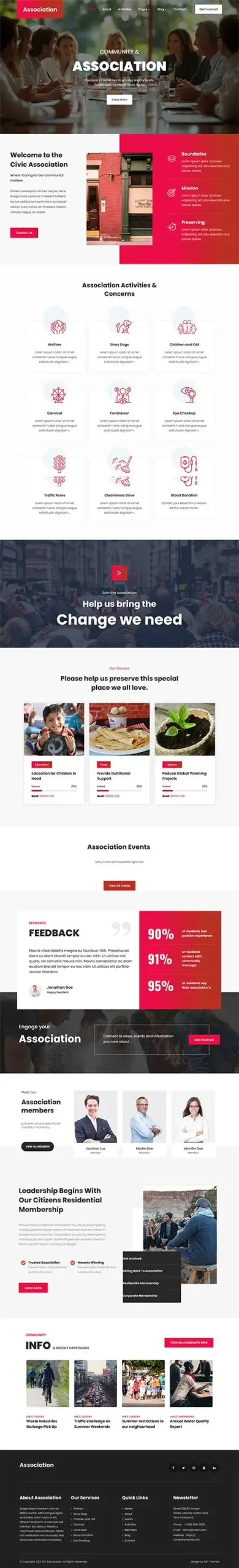 Organization WordPress Theme