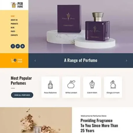 Perfume Shop WordPress Theme