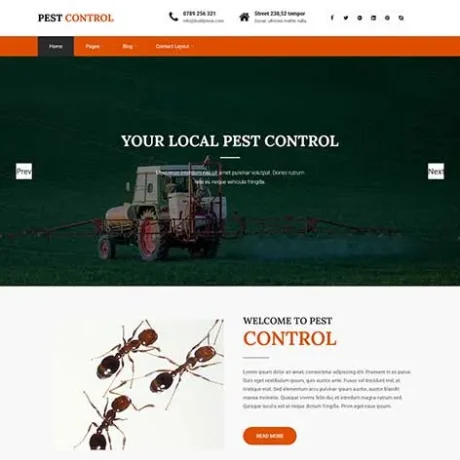 Pesticide Production Agency WordPress Theme