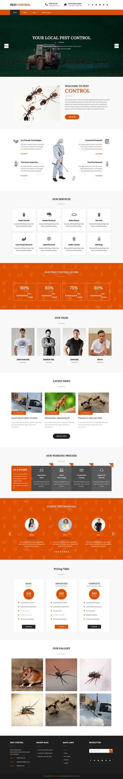 Pesticide Production Agency WordPress Theme