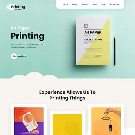 Printing Company WordPress Theme