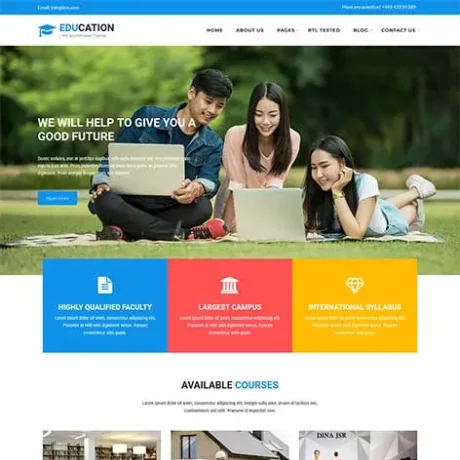School Management System WordPress Theme