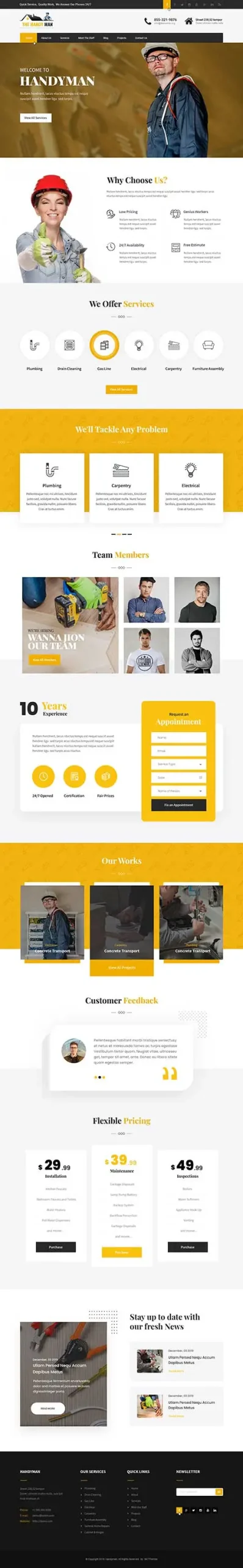 Service Finder WordPress Theme