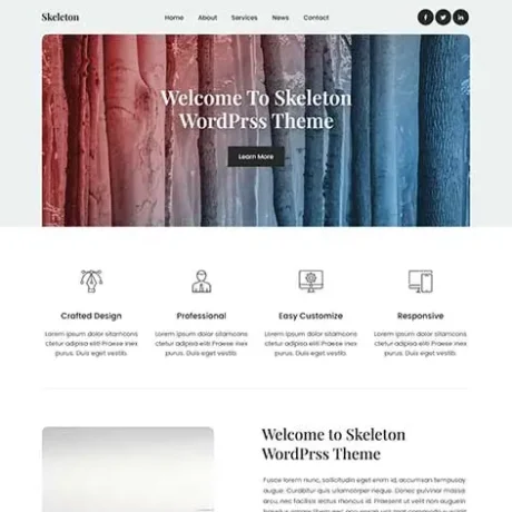 Skeleton WordPress Theme