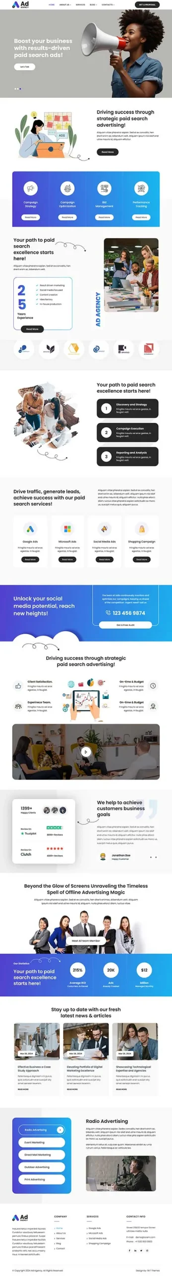 Advertising WordPress Theme