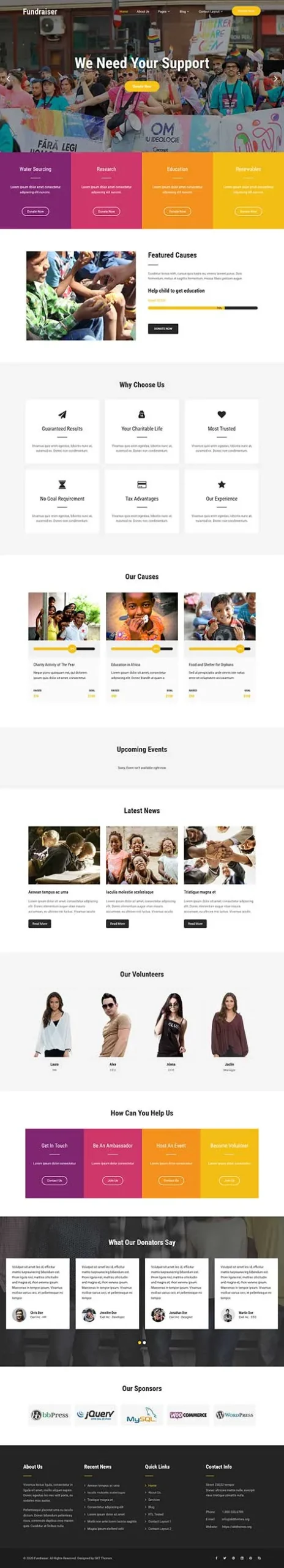 Best Advocacy Group WordPress Theme