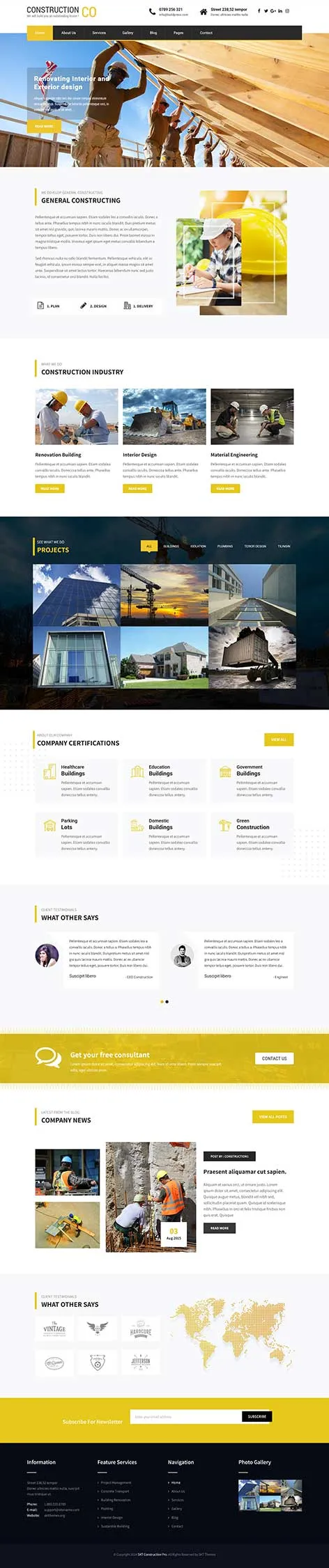 Surveyor WordPress Theme