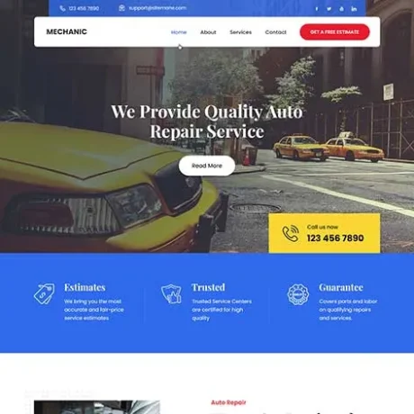 Taxi WordPress Theme