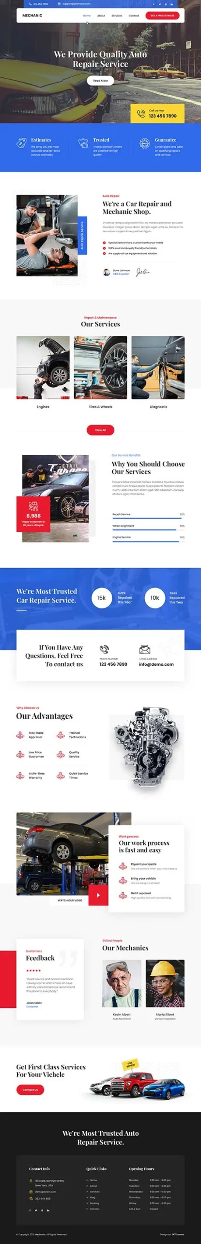 Taxi WordPress Theme