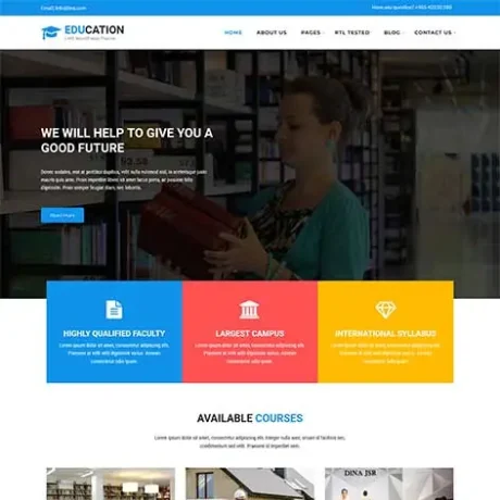 Training Courses WordPress Theme