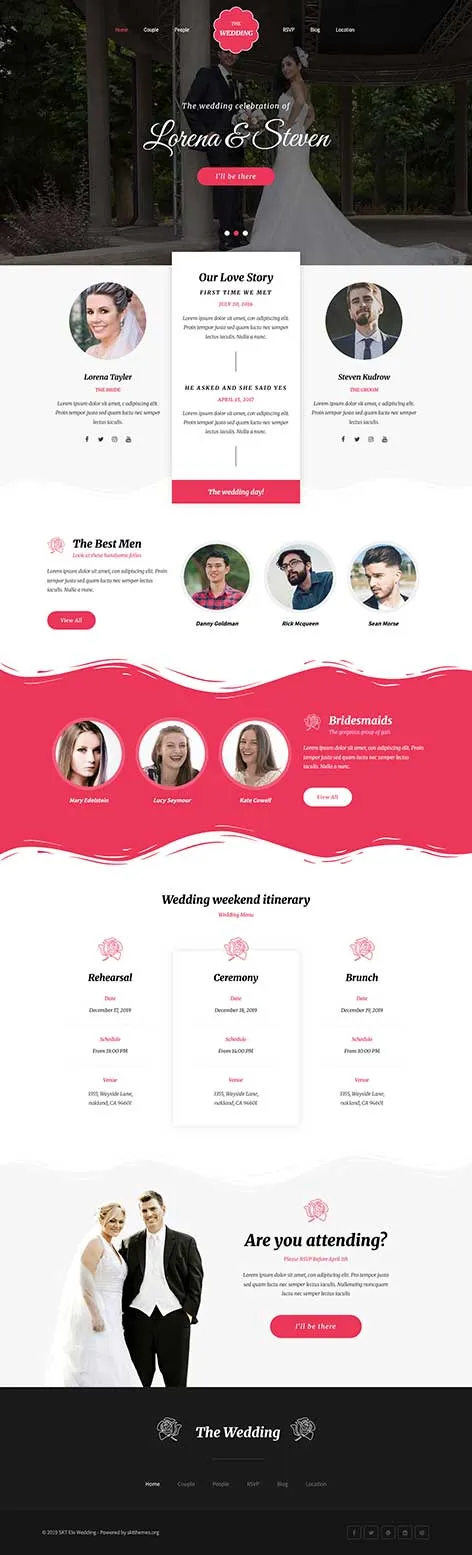 Venue Booking WordPress Theme