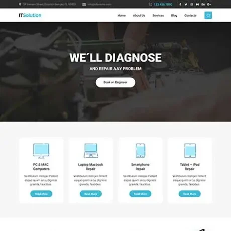 Virtual Assistant WordPress Theme