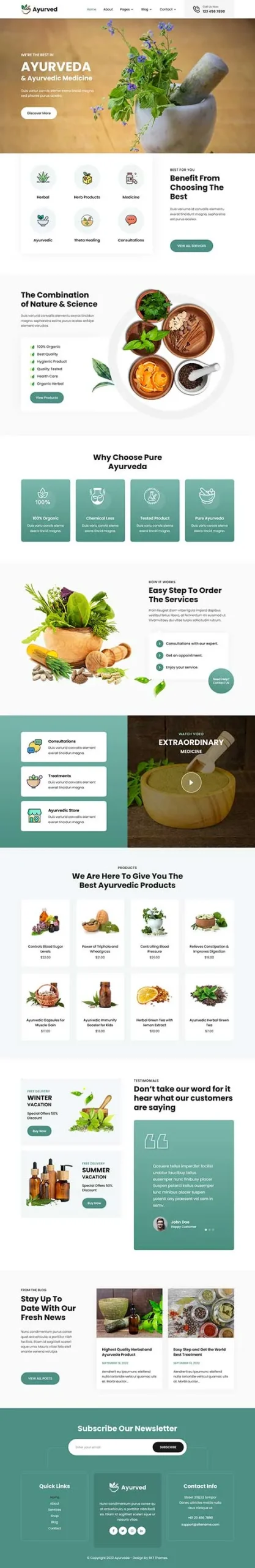 Aesthetic WordPress Theme