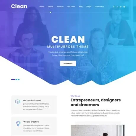 Agency Website WordPress Theme