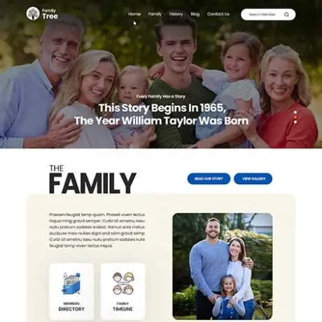 Family WordPress Theme